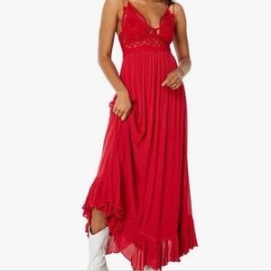 Free People Adella maxi dress NWOT